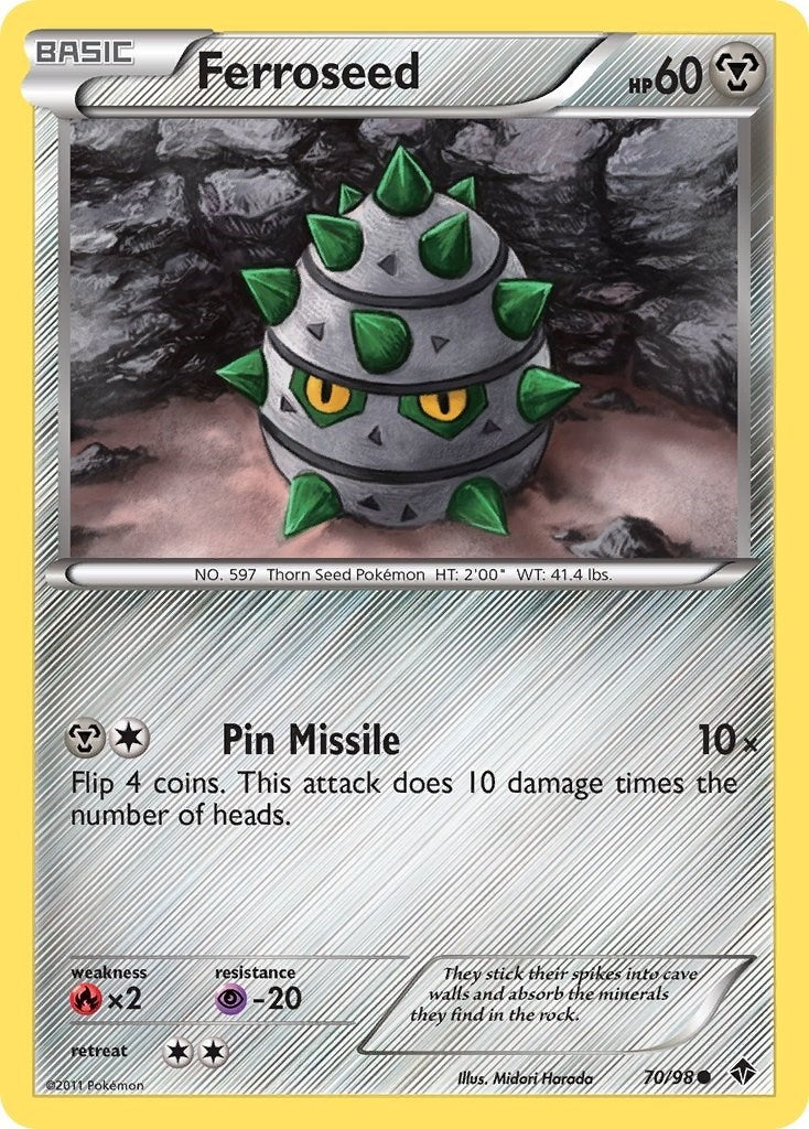 Image for Ferroseed (70) (Emerging Powers) (70/98) - Pokemon
