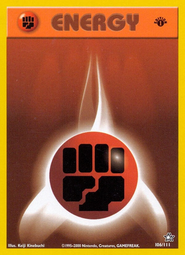 Image for Fighting Energy (Neo Genesis) (106/111) - Pokemon