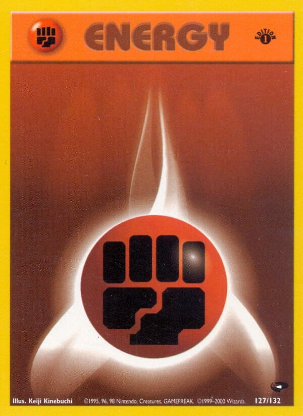 Image for Fighting Energy (Gym Challenge) (127/132) - Pokemon