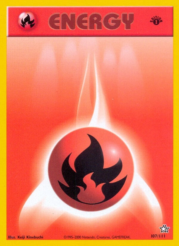 Image for Fire Energy (Neo Genesis) (107/111) - Pokemon