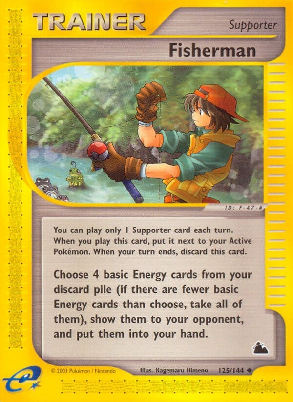 Image for Fisherman (Skyridge) (125/144) - Pokemon