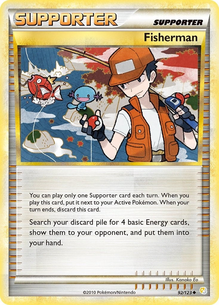 Image for Fisherman (HeartGold SoulSilver) (92/123) - Pokemon