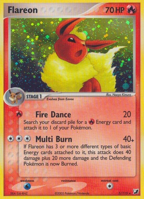 Image for Flareon (Unseen Forces) (5/115) - Pokemon