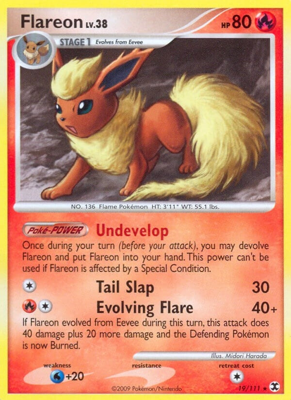Image for Flareon (Rising Rivals) (19/111) - Pokemon
