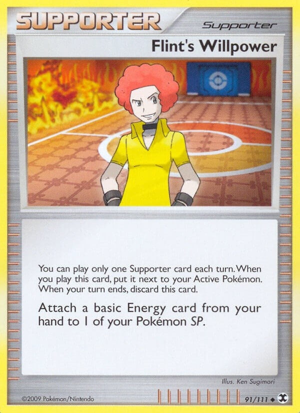 Image for Flint's Willpower (Rising Rivals) (91/111) - Pokemon