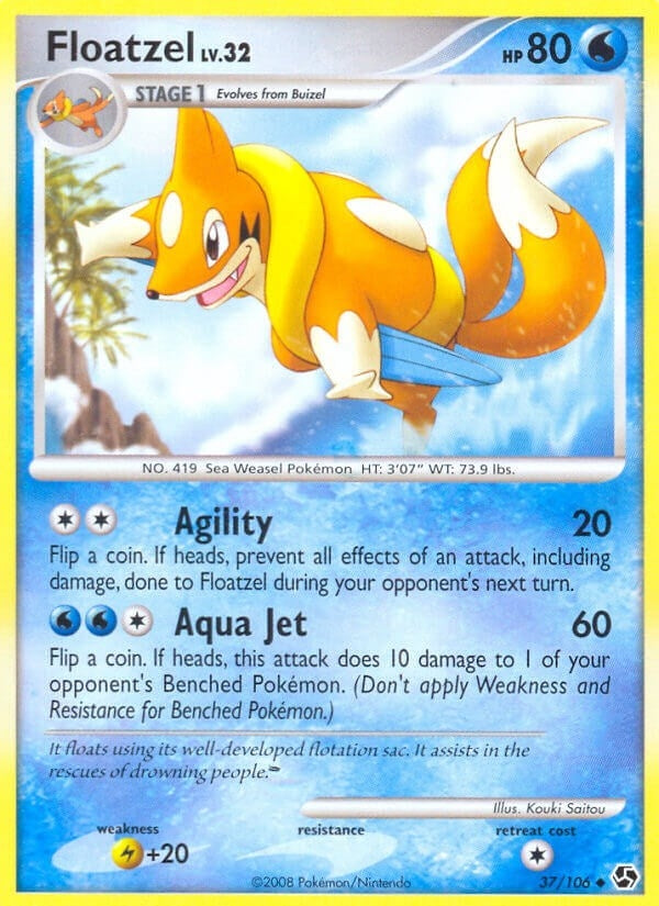 Image for Floatzel (Great Encounters) (37/106) - Pokemon