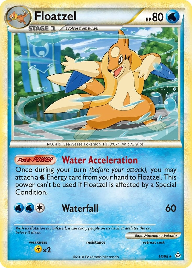 Image for Floatzel (Unleashed) (16/95) - Pokemon