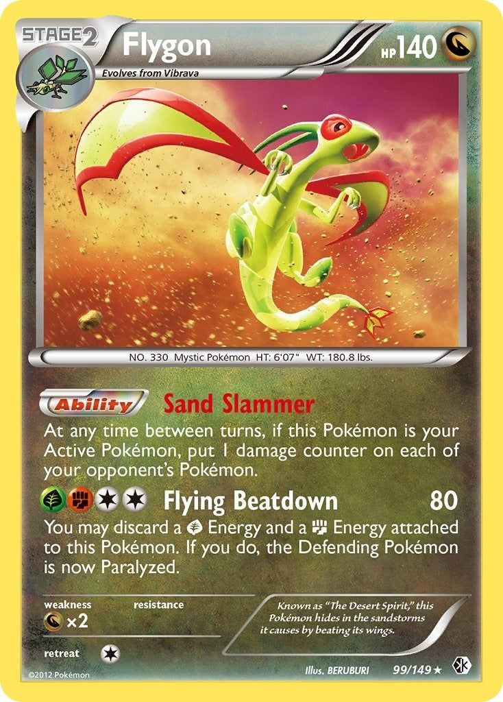 Image for Flygon (Boundaries Crossed) (99/149) - Pokemon