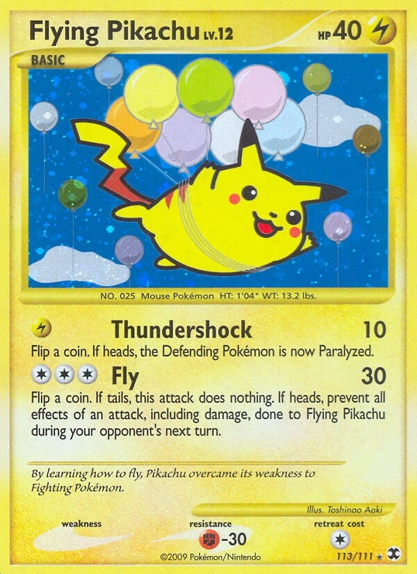 Image for Flying Pikachu (Rising Rivals) (113/111) - Pokemon