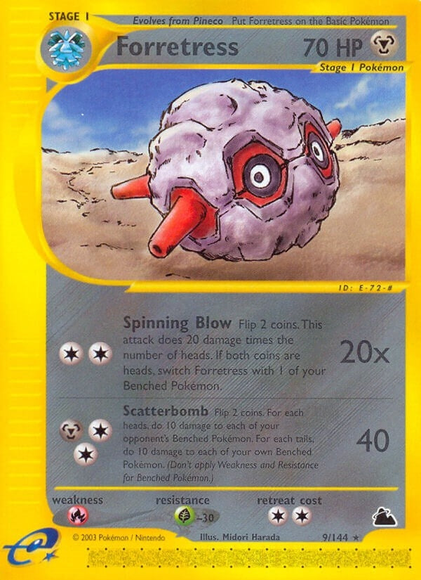 Image for Forretress (9) (Skyridge) (009/144) - Pokemon