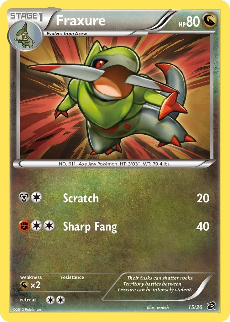 Image for Fraxure (15) (Dragon Vault) (15/20) - Pokemon