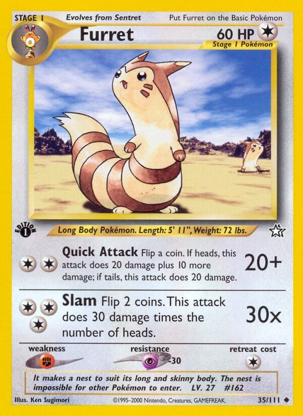 Image for Furret (Neo Genesis) (035/111) - Pokemon