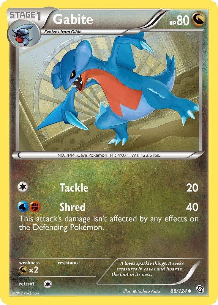 Image for Gabite (88) (Dragons Exalted) (88/124) - Pokemon