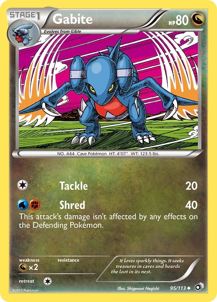 Image for Gabite (Legendary Treasures) (95/113) - Pokemon