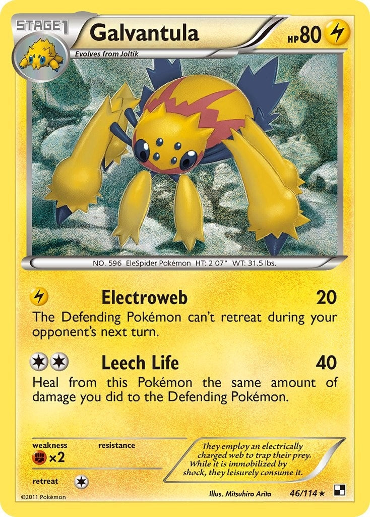 Image for Galvantula (Black and White) (46/114) - Pokemon