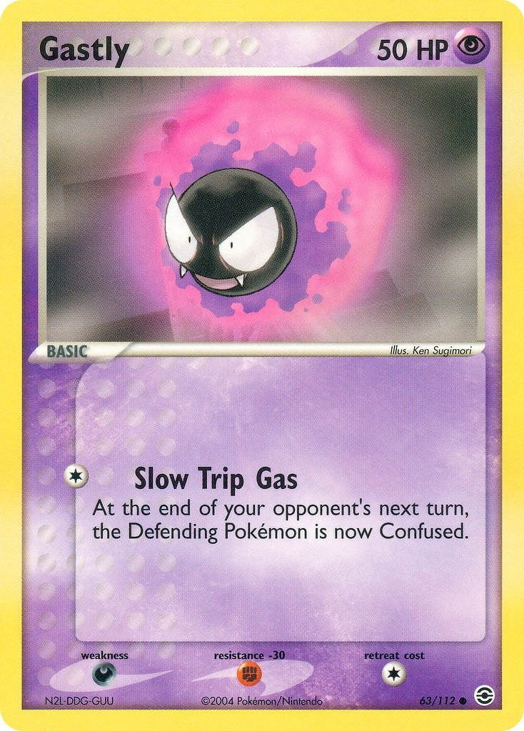 Image for Gastly (FireRed & LeafGreen) (63/112) - Pokemon