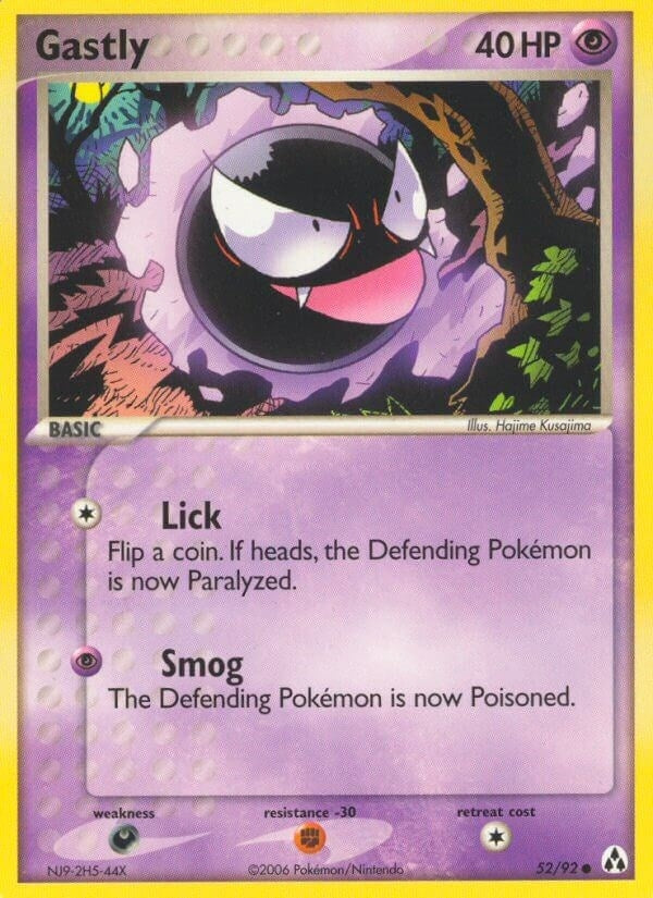 Image for Gastly (Legend Maker) (52/92) - Pokemon