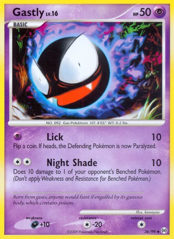 Image for Gastly (36) (Arceus) (36/99) - Pokemon