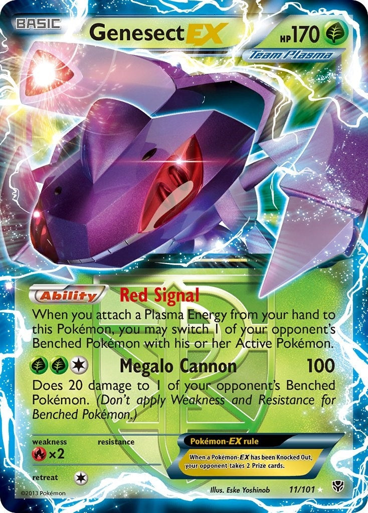 Image for Genesect EX (Team Plasma) (Plasma Blast) (11/101) - Pokemon