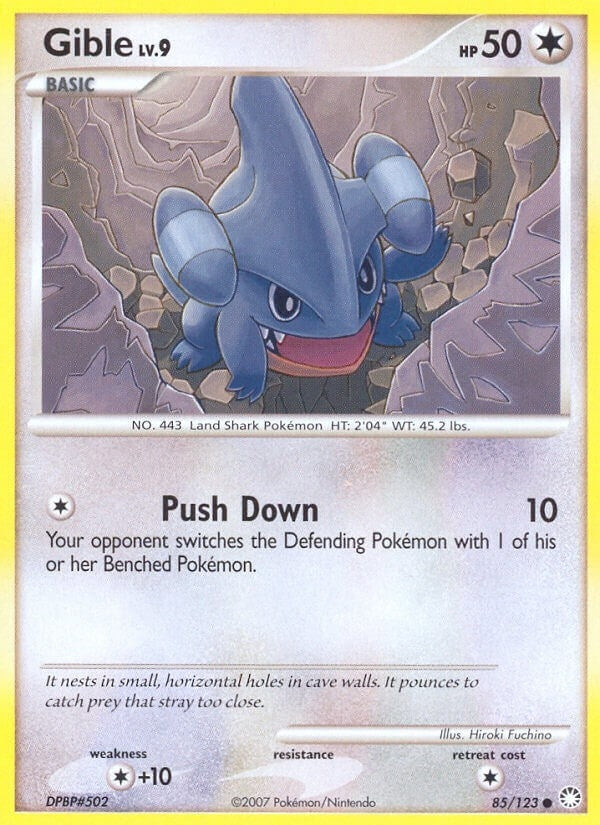 Image for Gible (Mysterious Treasures) (85/123) - Pokemon