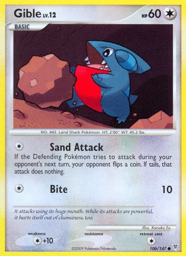 Image for Gible (Supreme Victors) (106) - Pokemon