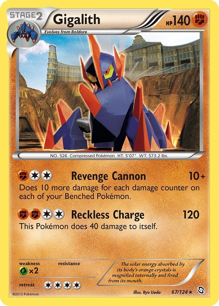 Image for Gigalith (Dragons Exalted) (67/124) - Pokemon