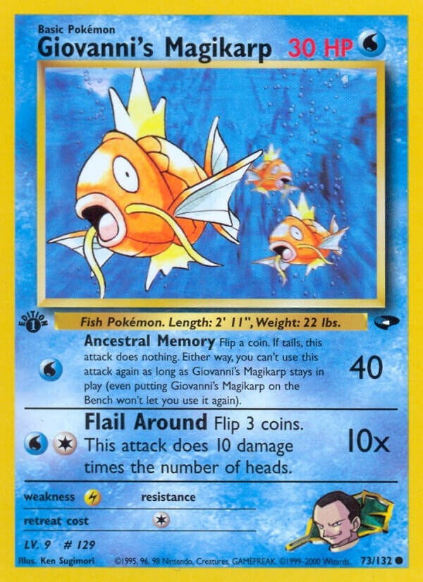 Image for Giovanni's Magikarp (Gym Challenge) (073/132) - Pokemon