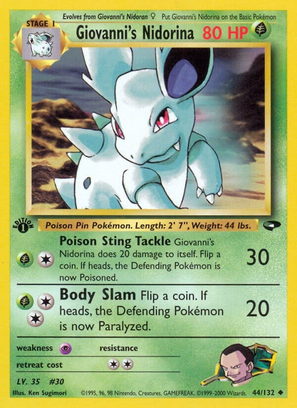 Image for Giovanni's Nidorina (Gym Challenge) (044/132) - Pokemon