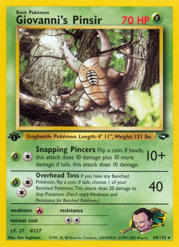 Image for Giovanni's Pinsir (Gym Challenge) (024/132) - Pokemon