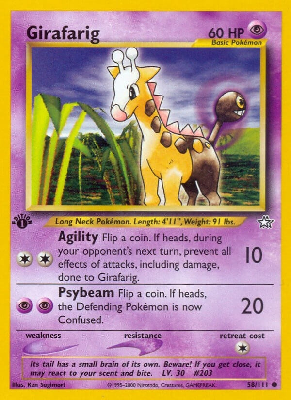 Image for Girafarig (Neo Genesis) (058/111) - Pokemon