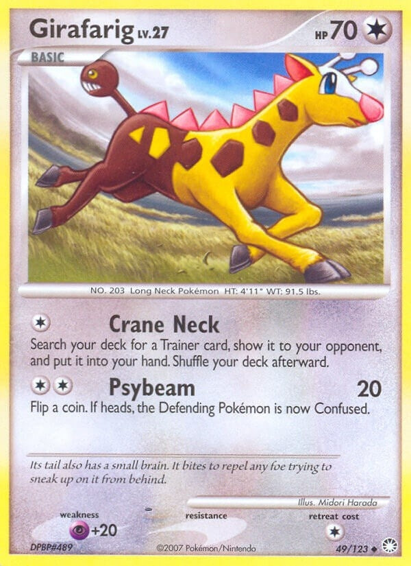 Image for Girafarig (Mysterious Treasures) (49/123) - Pokemon