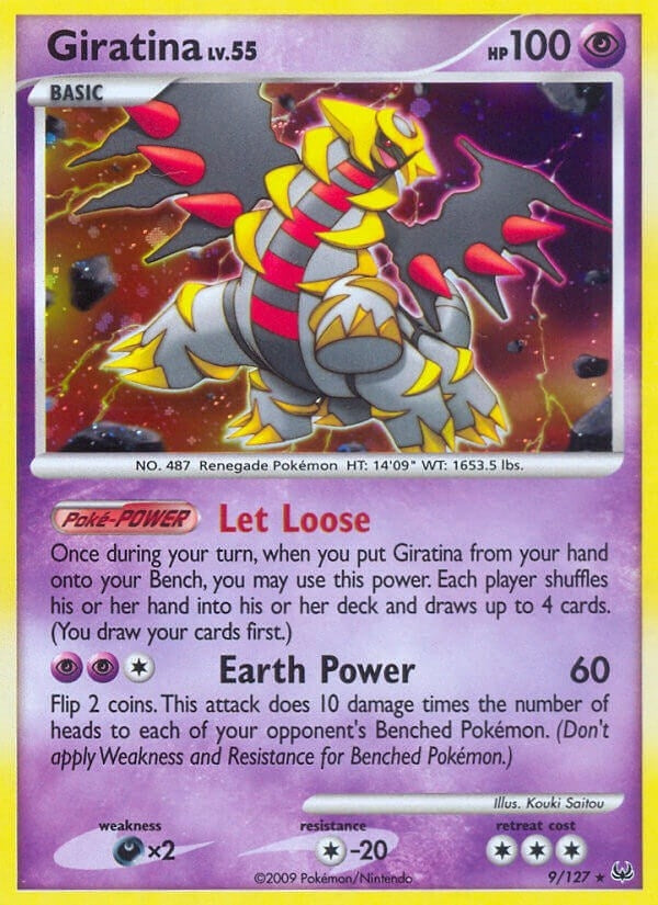 Image for Giratina (9) (Platinum) (9/127) - Pokemon
