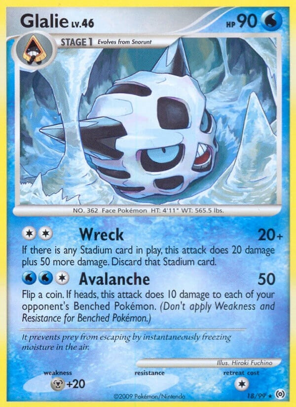 Image for Glalie (Arceus) (18/99) - Pokemon