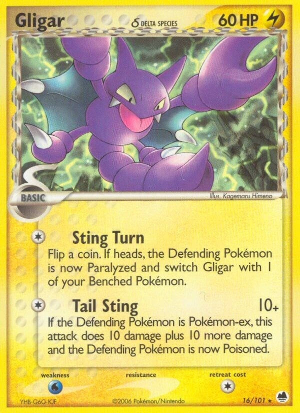 Image for Gligar (Delta Species) (Dragon Frontiers) (16/101) - Pokemon