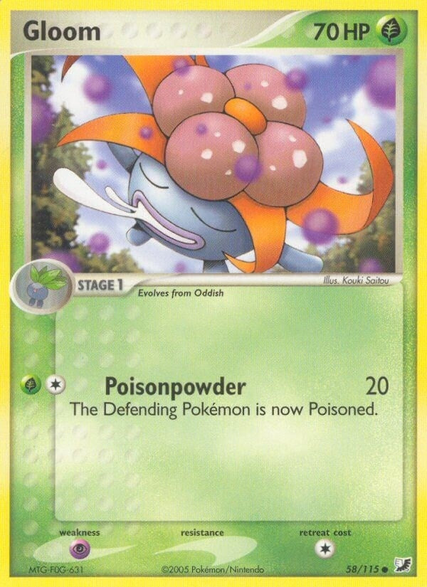 Image for Gloom (Unseen Forces) (58/115) - Pokemon
