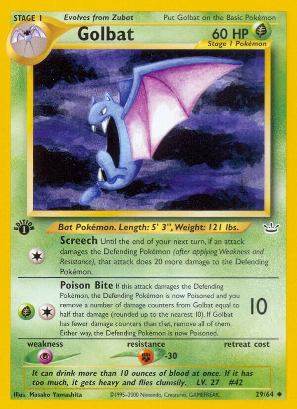 Image for Golbat (Neo Revelation) (29/64) - Pokemon