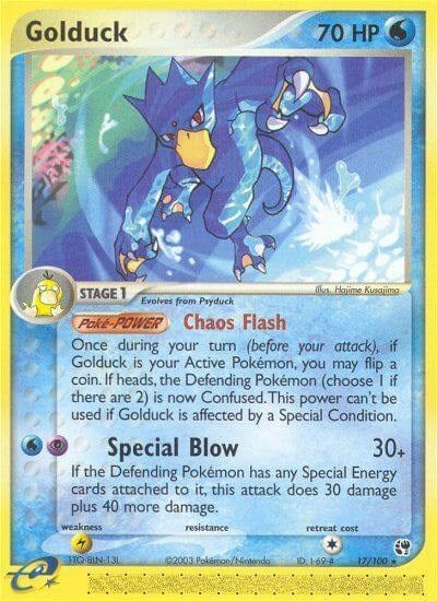 Image for Golduck (Sandstorm) (17/100) - Pokemon