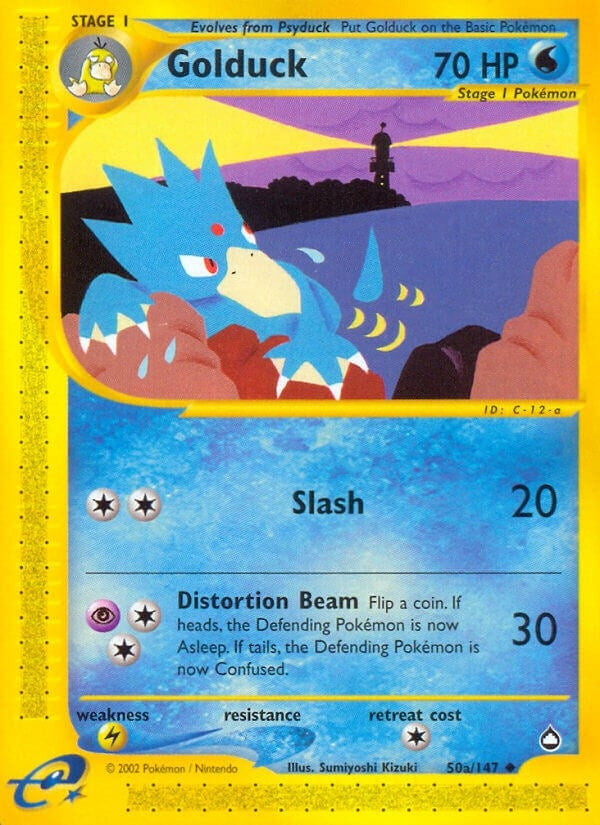 Image for Golduck (50a) (Aquapolis) (050a/147) - Pokemon