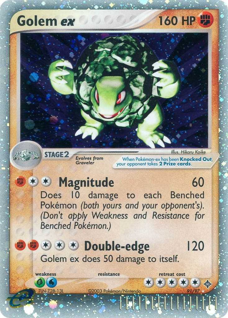 Image for Golem ex (Dragon) (91/97) - Pokemon