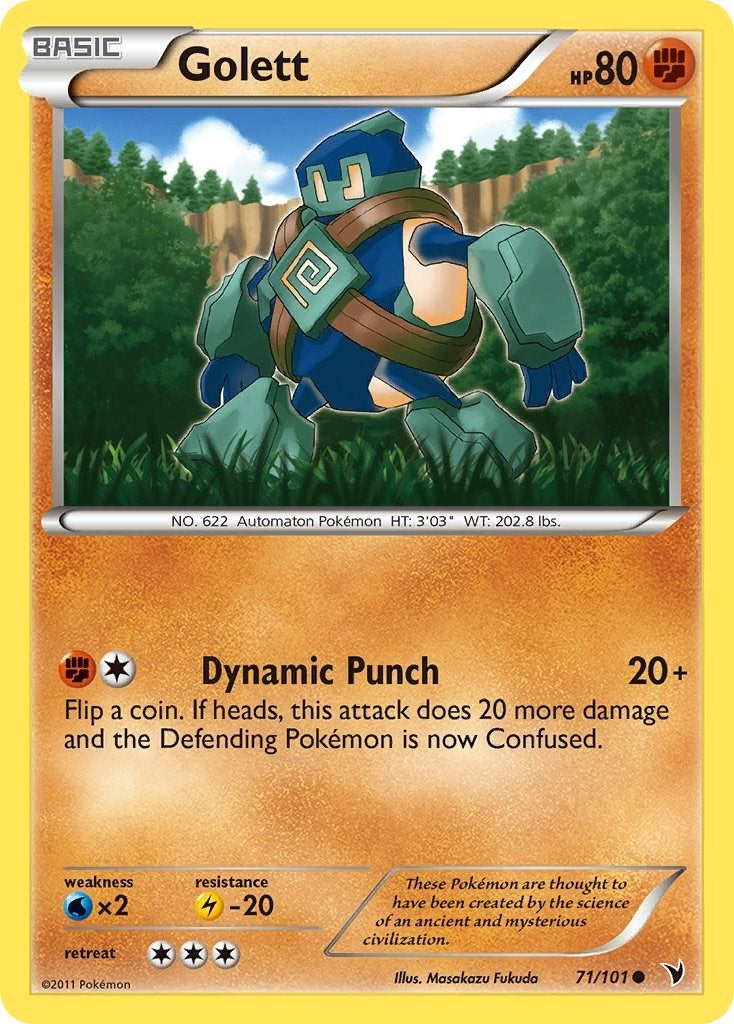 Image for Golett (Noble Victories) (71/101) - Pokemon