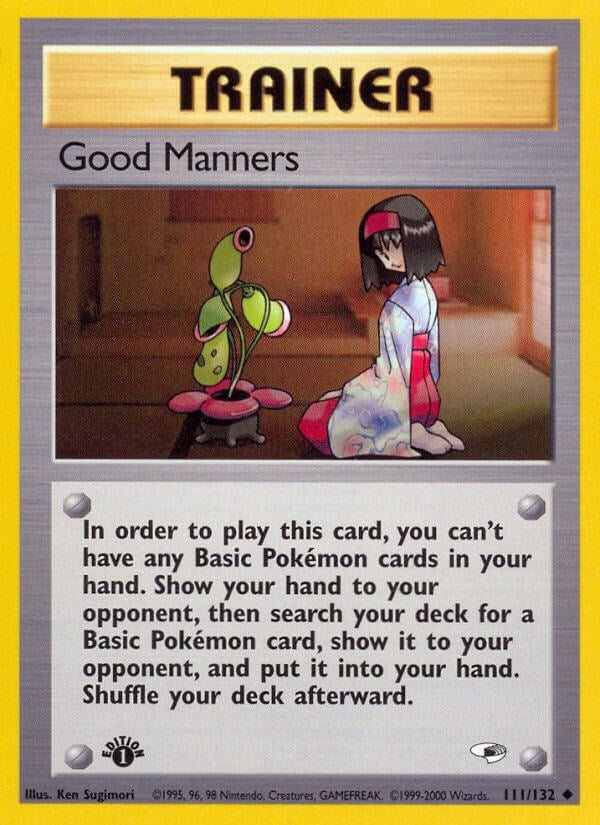 Image for Good Manners (Gym Heroes) (111/132) - Pokemon