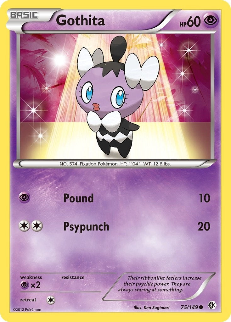 Image for Gothita (Boundaries Crossed) (75/149) - Pokemon