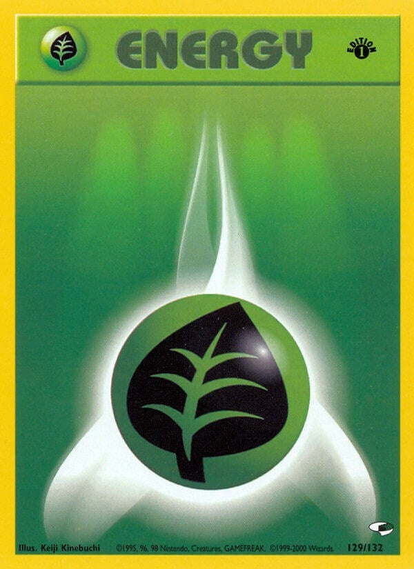 Image for Grass Energy (Gym Heroes) (129/132) - Pokemon
