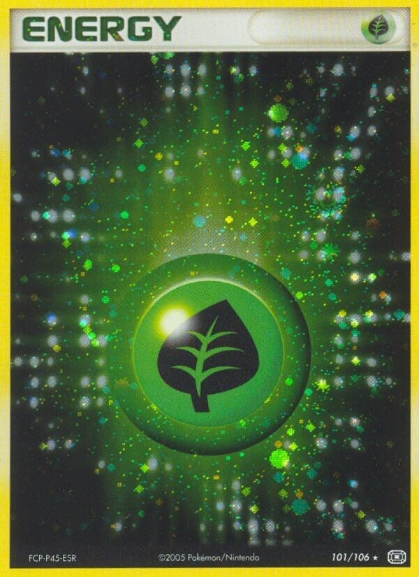 Image for Grass Energy (Emerald) (101/106) - Pokemon