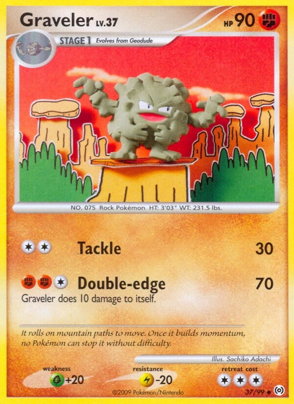 Image for Graveler (Arceus) (37/99) - Pokemon