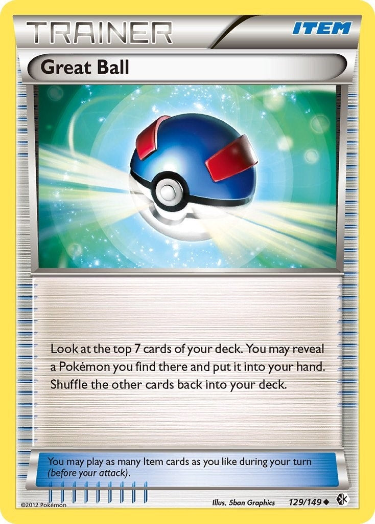 Image for Great Ball (Boundaries Crossed) (129/149) - Pokemon