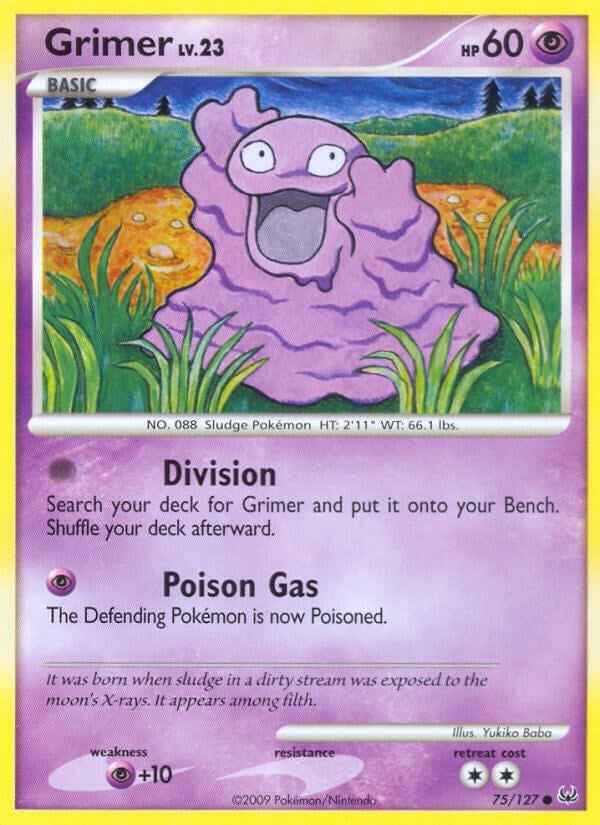 Image for Grimer (Platinum) (75/127) - Pokemon