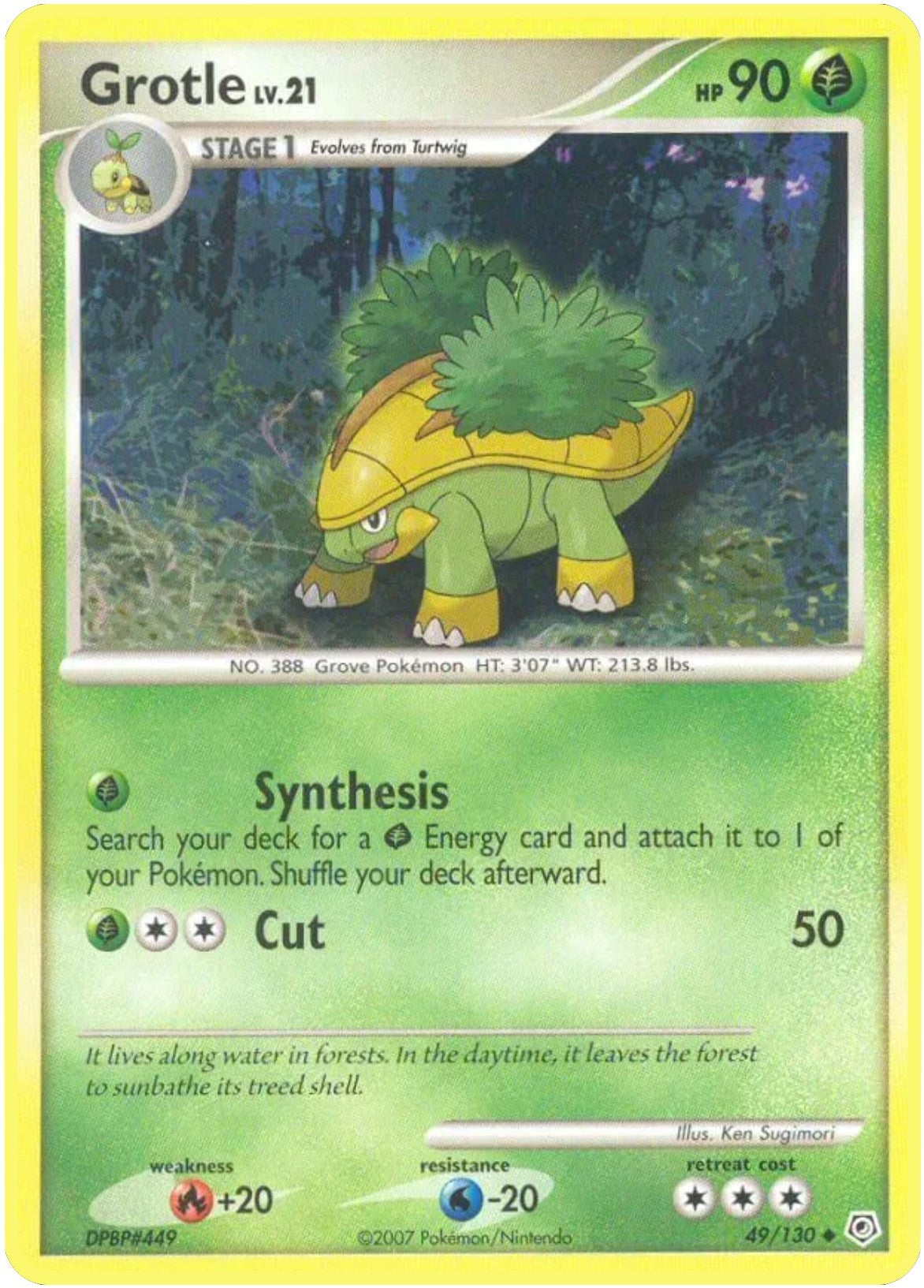 Image for Grotle (Diamond and Pearl) (49/130) - Pokemon