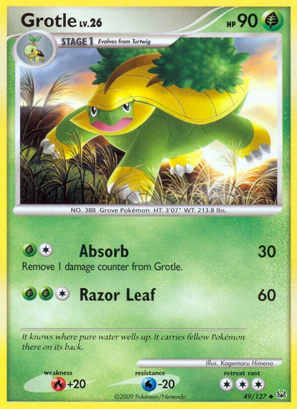 Image for Grotle (Platinum) (49/127) - Pokemon