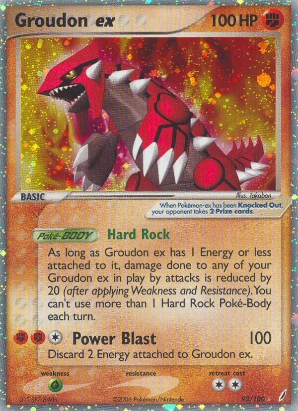 Image for Groudon ex (Crystal Guardians) (93/100) - Pokemon